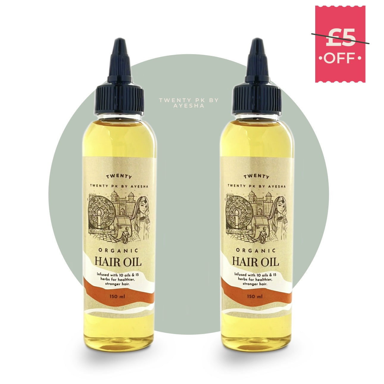 Hair Growth Oil | Pack of 2 (UK)